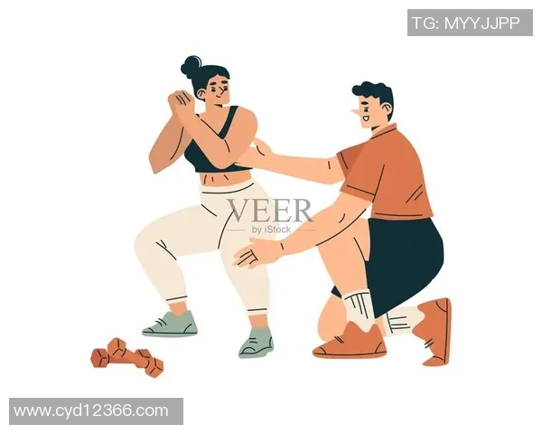 足球球星深蹲训练卡通插画展现力量与技巧的完美结合